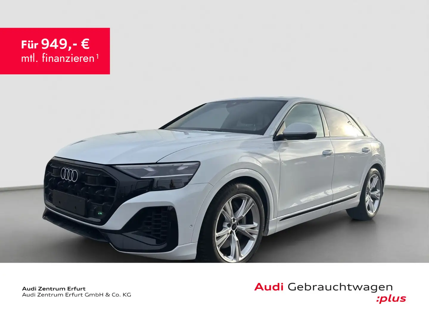 Audi Q8 55 TFSI e quattro tiptronic S-Line Matrix ACC Weiß - 1