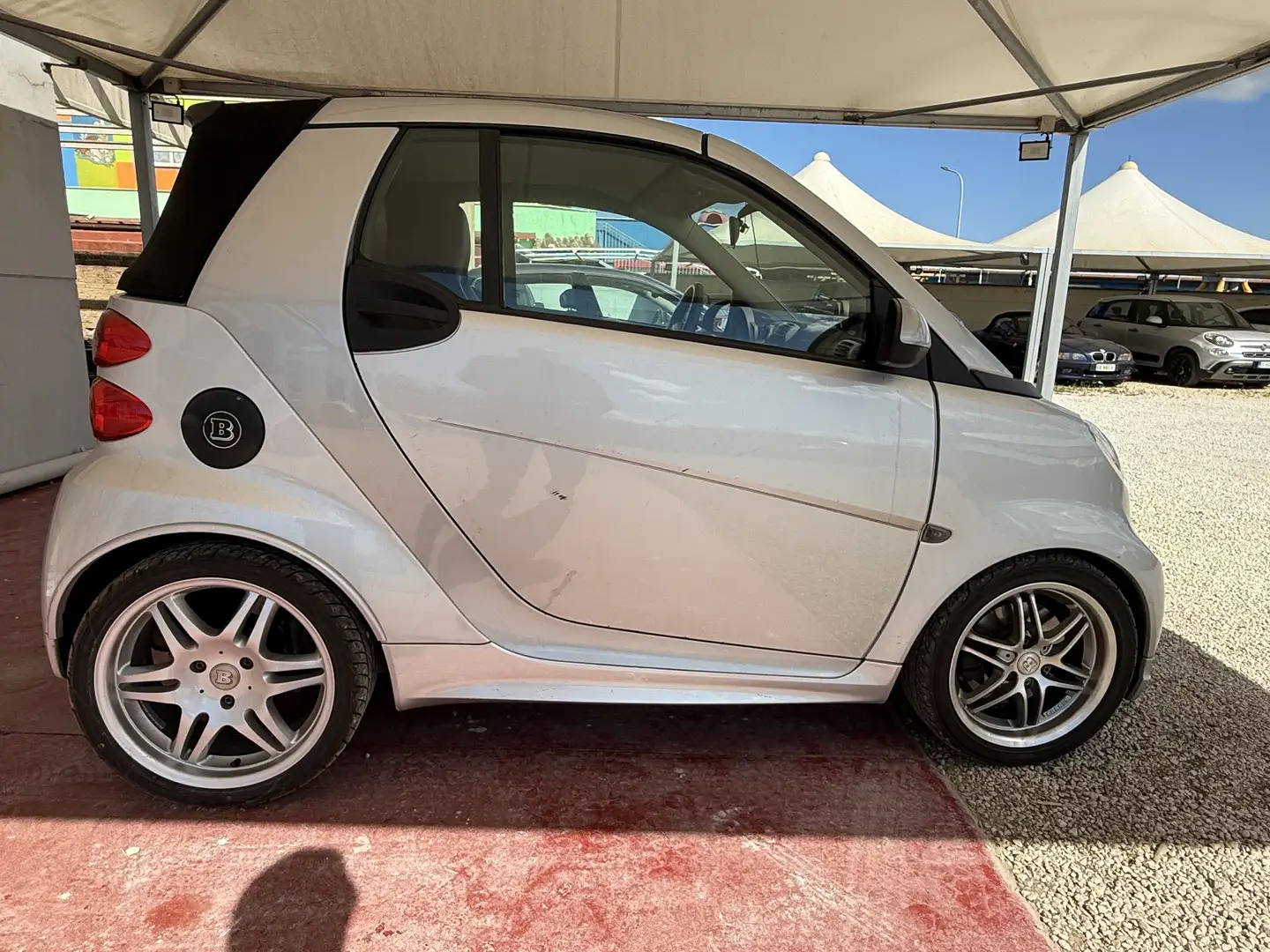 smart brabus Fortwo Cabrio 1.0 Brabus Xclusive 98cv Plateado - 2