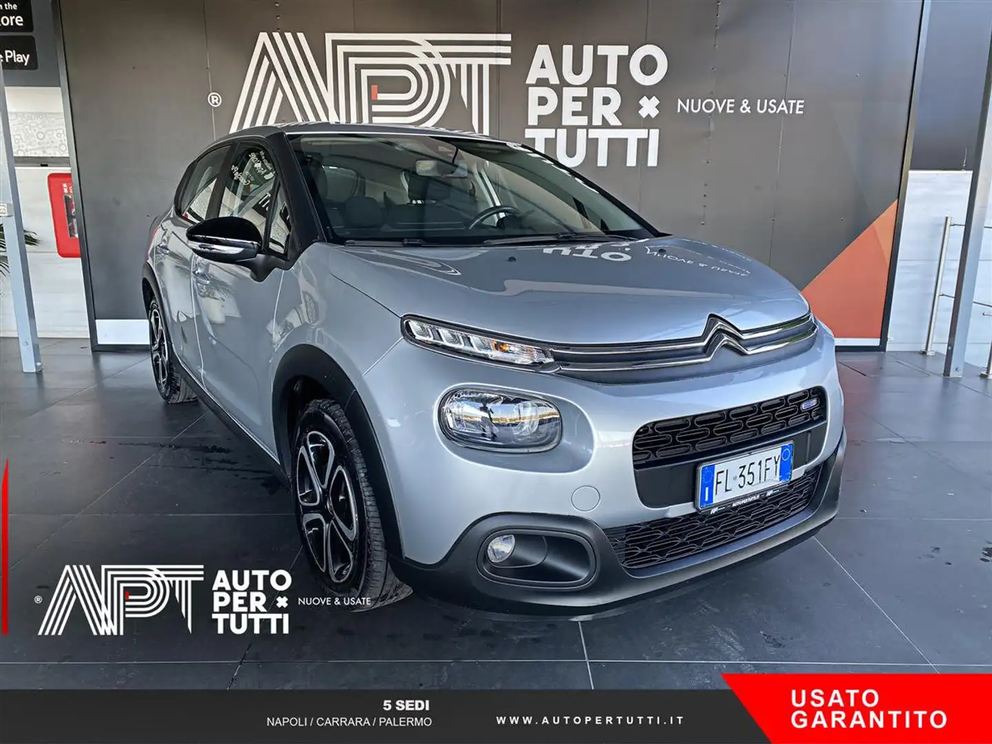 Citroen C3 C3 1.2 puretech Feel 82cv neopatentati Silber - 2