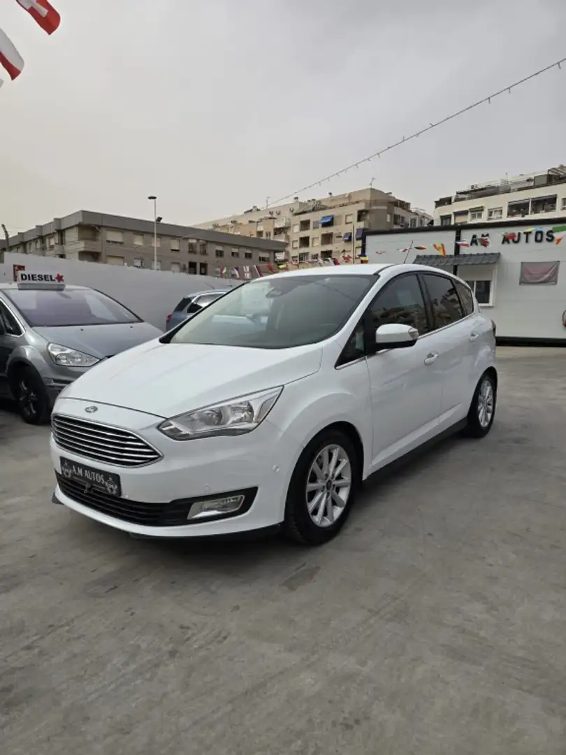 Ford C-Max 1.5 Ecoboost Auto-S&S Titanium 150 Blanc - 1