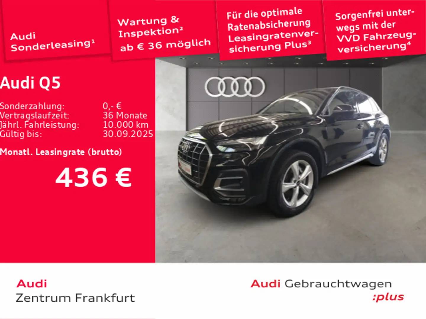 Audi Q5 45 TFSI quattro advanced S tronic Matrix-LED Schwarz - 1