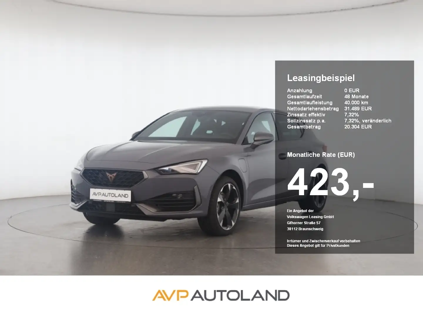 CUPRA Leon 1.4 e-Hybrid DSG | NAVI | ACC | LED | Grijs - 1