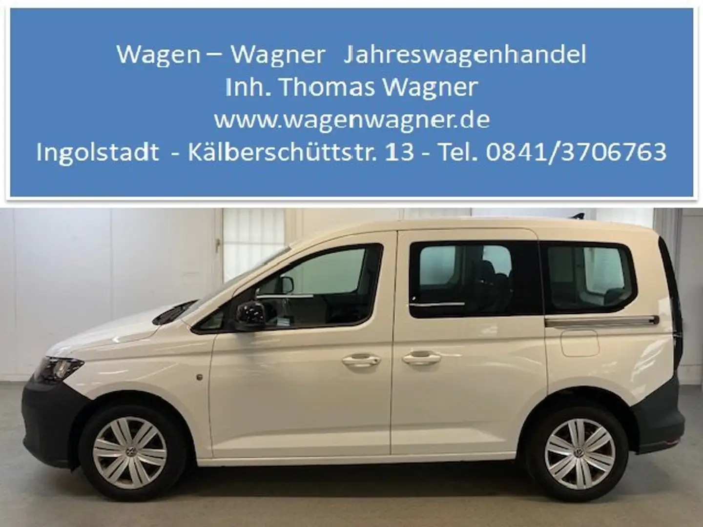 Volkswagen Caddy DSG 1.5 TSI 84KW 114PS Klima NAVI DAB Sitzheizung Blanc - 1