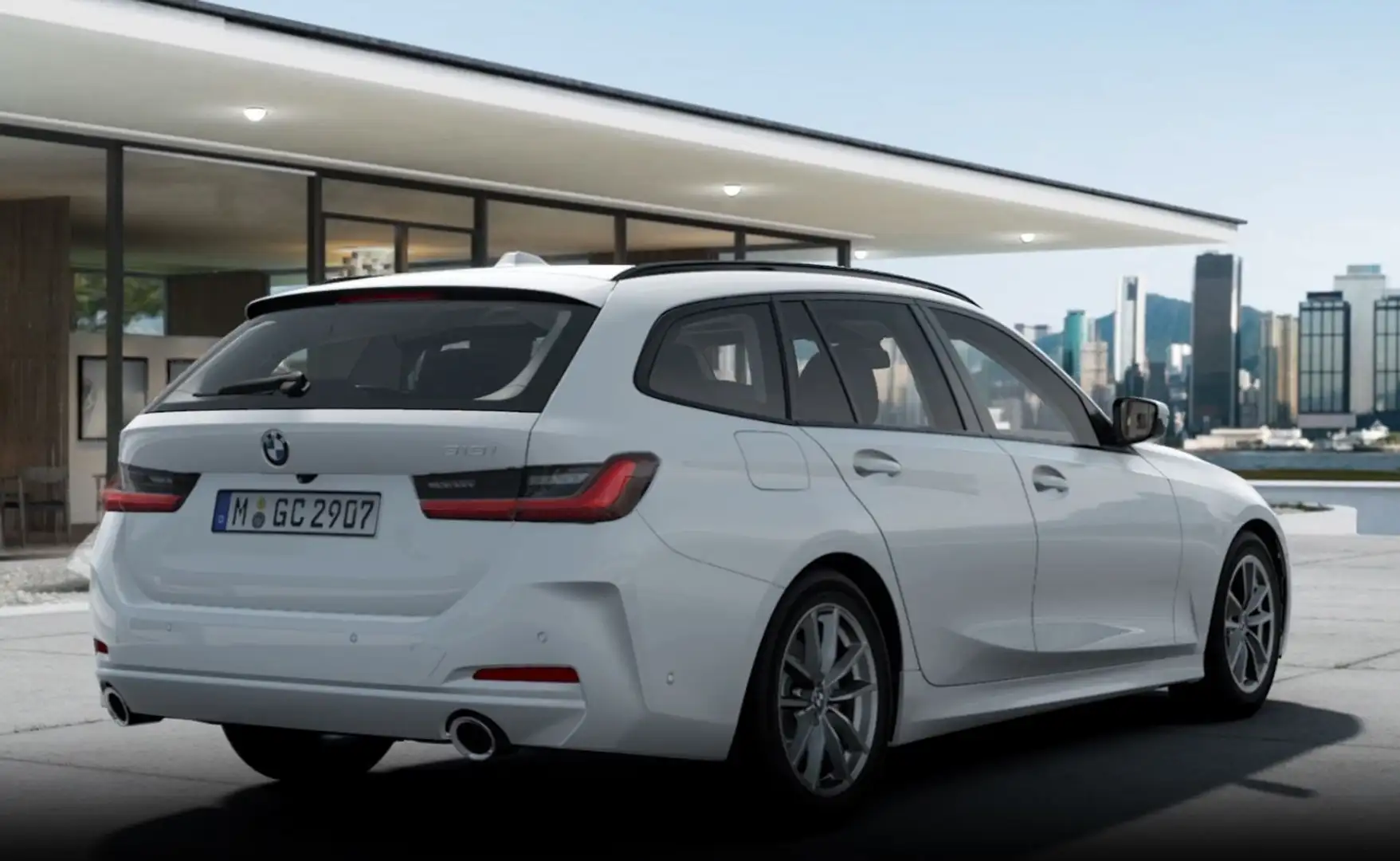 BMW 318 i Touring //Leas.ab EUR339,-inkl.o.SZ Weiß - 2