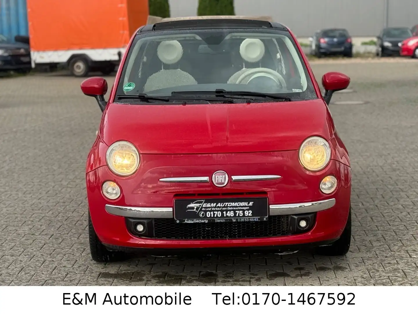 Fiat 500C +CABRIO+TEILLEDER+KLIMA+MFL+ - 2