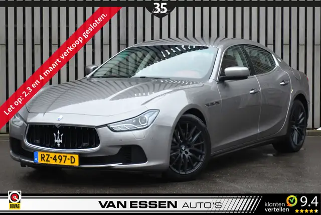 Maserati Ghibli 3.0 V6 D Navigatie Leer All-Season Memory Carbon P
