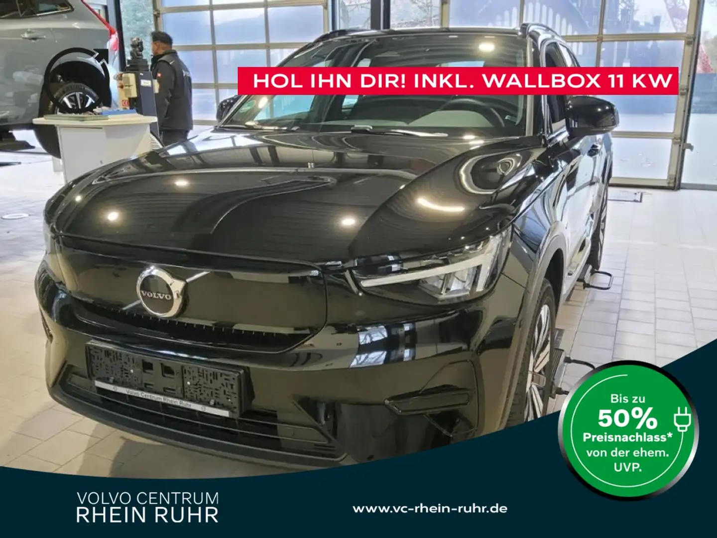 Volvo XC40 PURE ELECTRIC CORE STANDHZ+KAMERA+LM19+NAVI Grau - 1