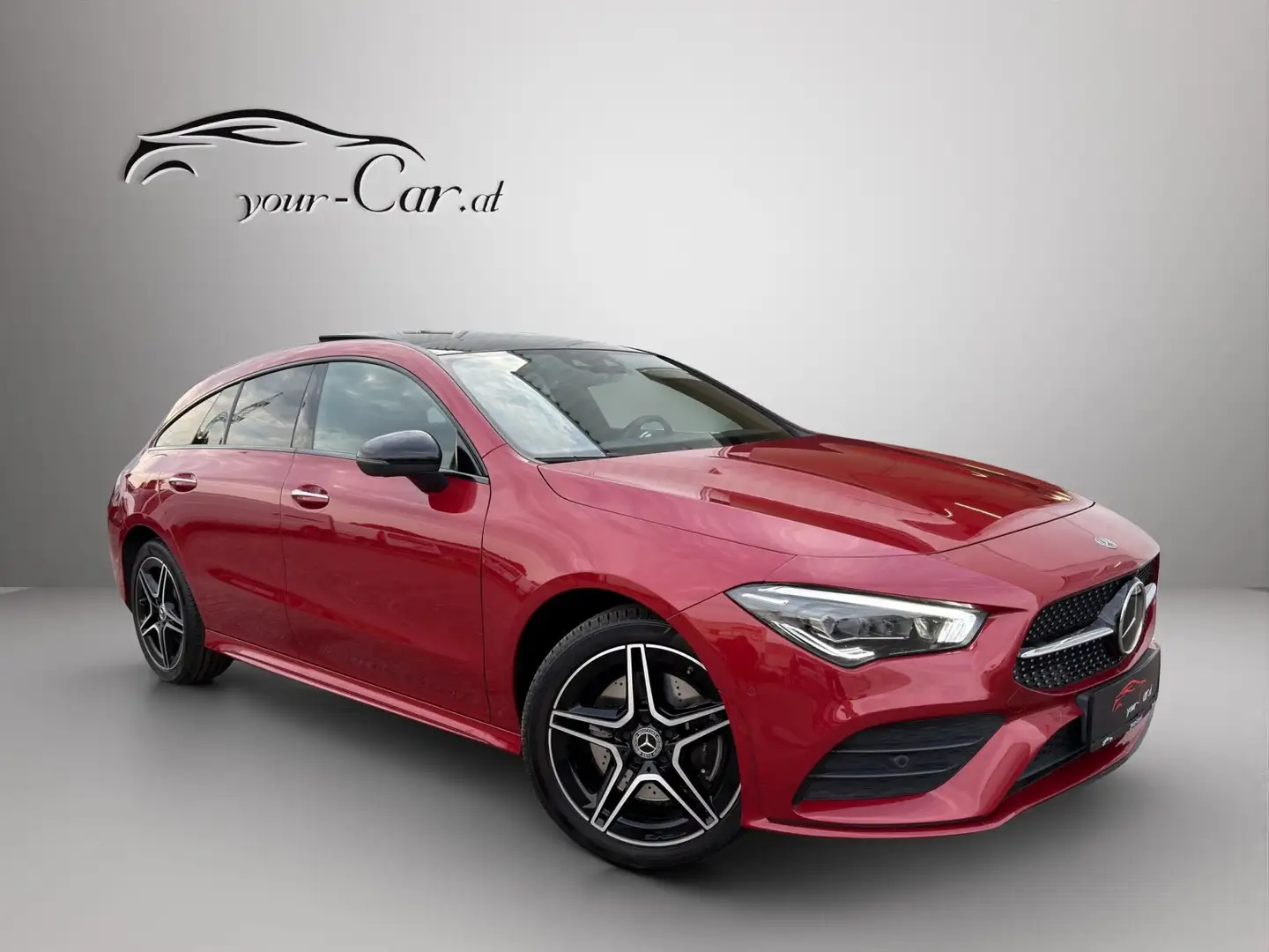 Mercedes-Benz CLA 250 e SB Aut. *AMG, PANO, ACC, AMBI, LED, 360°* Rot - 1