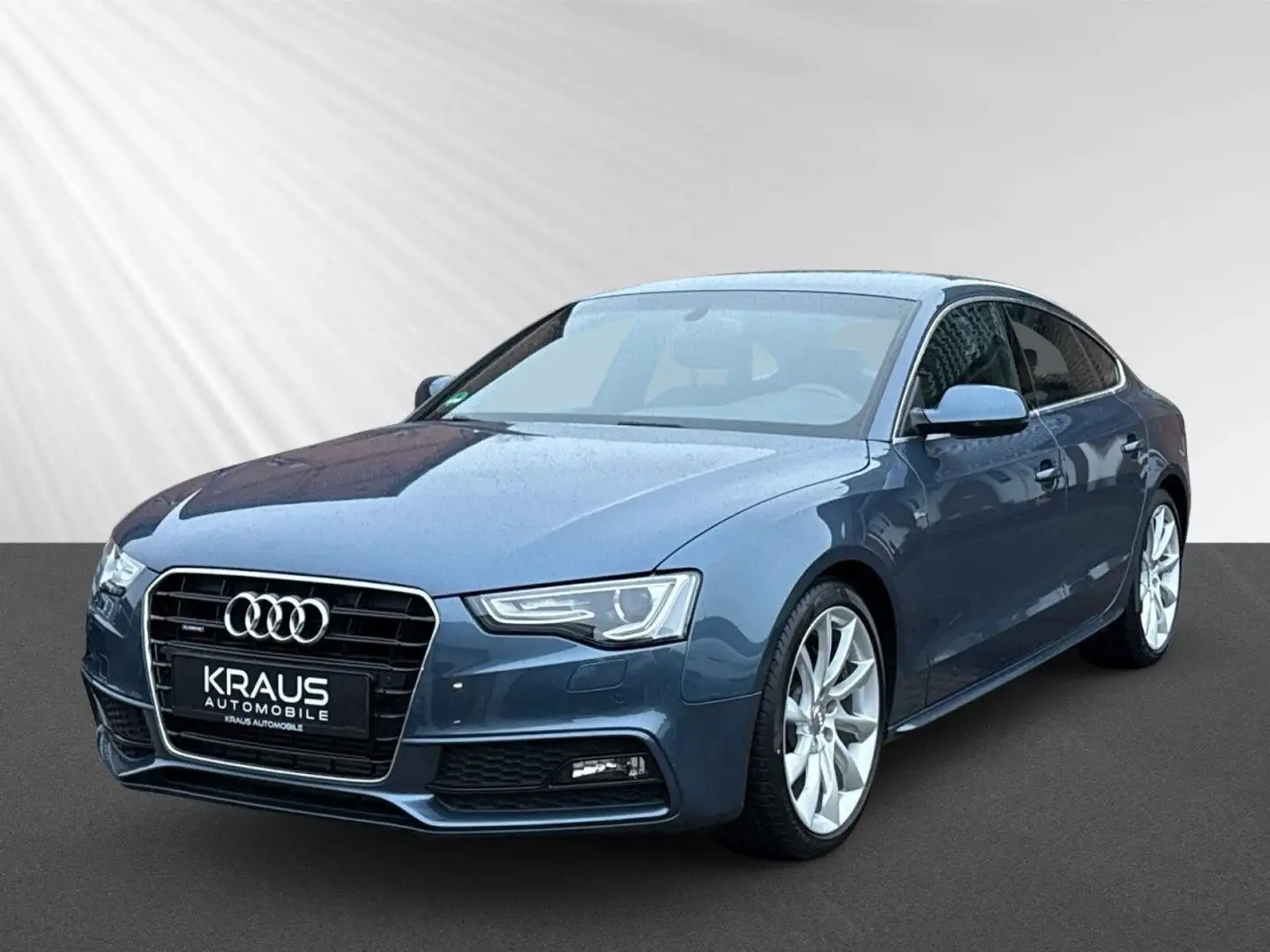 Audi A5 SB3.0 TDI quattro 3X SLINE DSG LED NAVI CAM Blau - 2