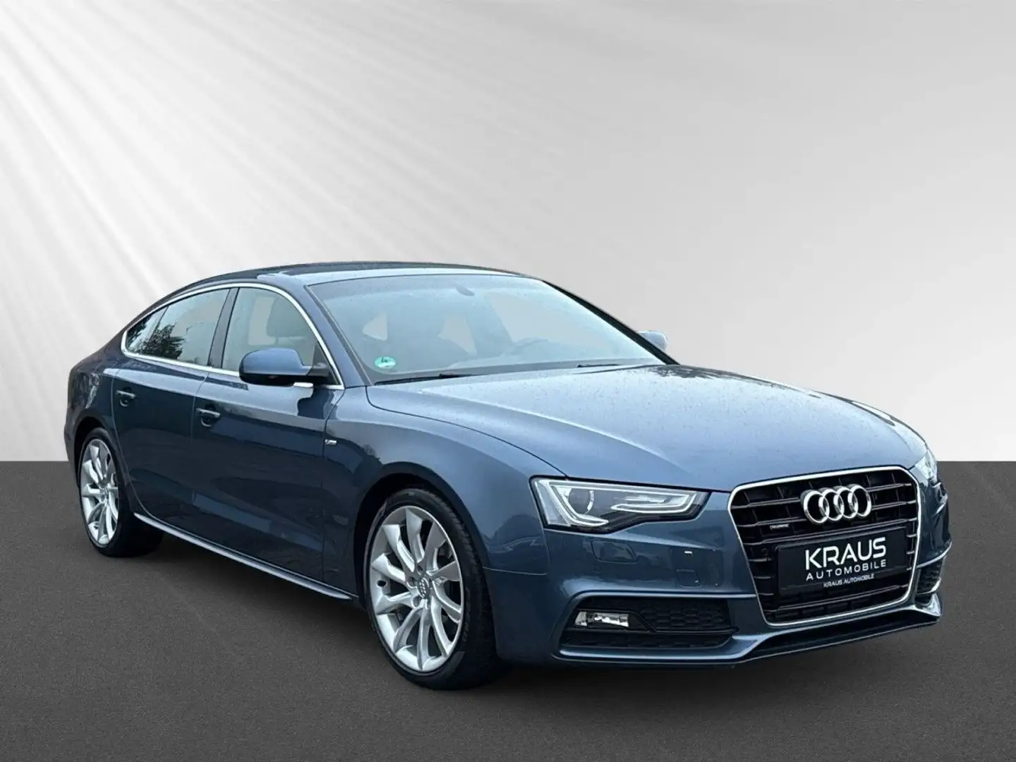 Audi A5 SB3.0 TDI quattro 3X SLINE DSG LED NAVI CAM Blau - 1