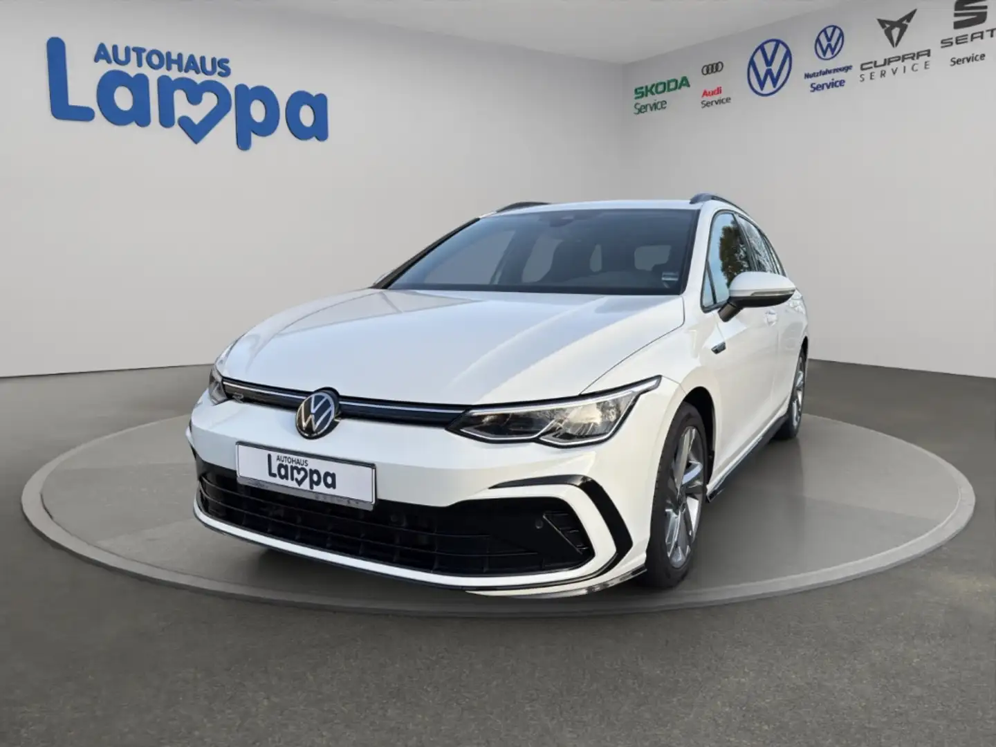 Volkswagen Golf Variant R-Line 2.0 TDI DSG AHK, ACC, RFK, PDC, SHZ Weiß - 2