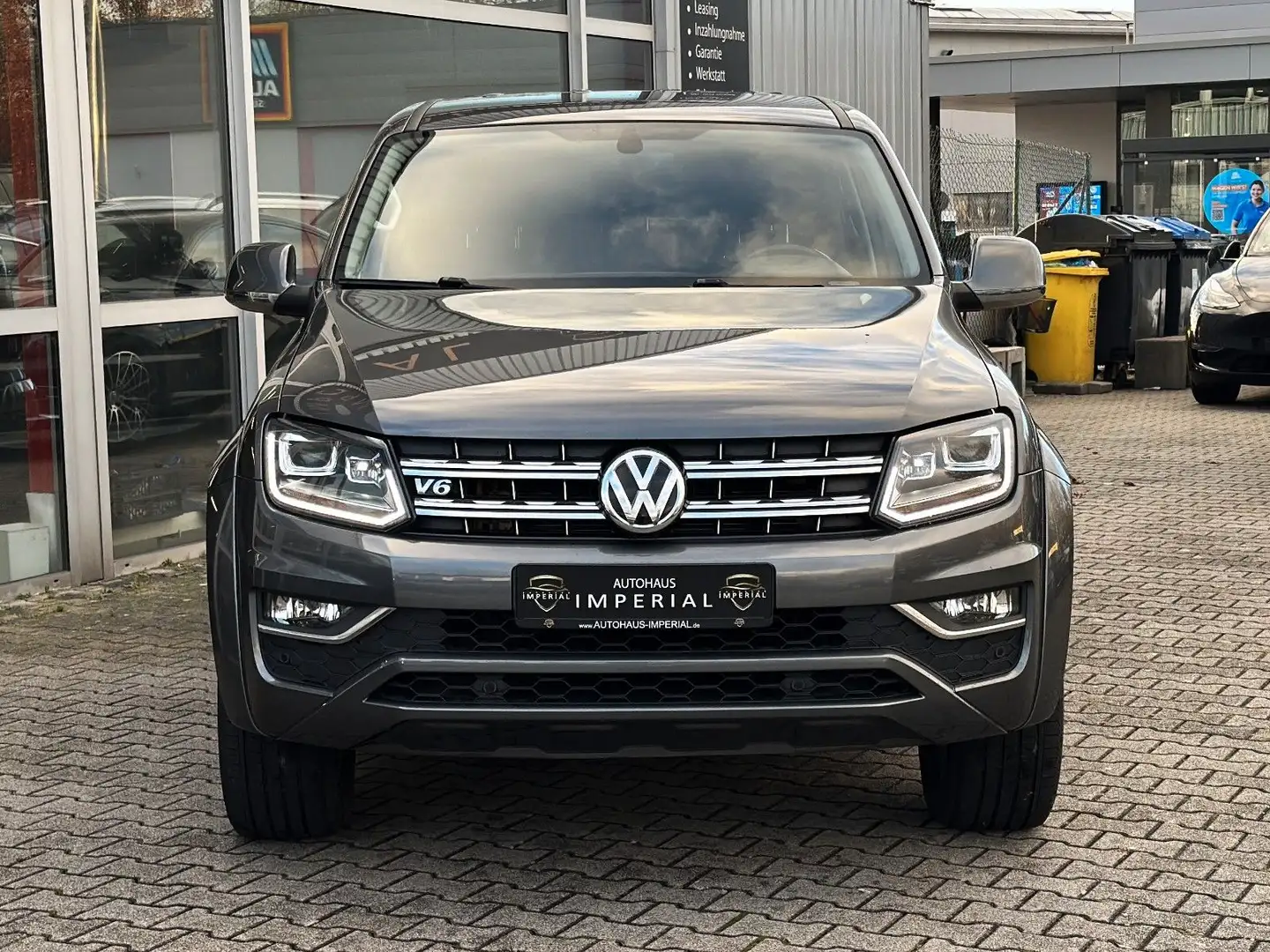 Volkswagen Amarok HighlineDoubleCab 3.0TDI 4M LEDER+HARDTOP Gris - 2