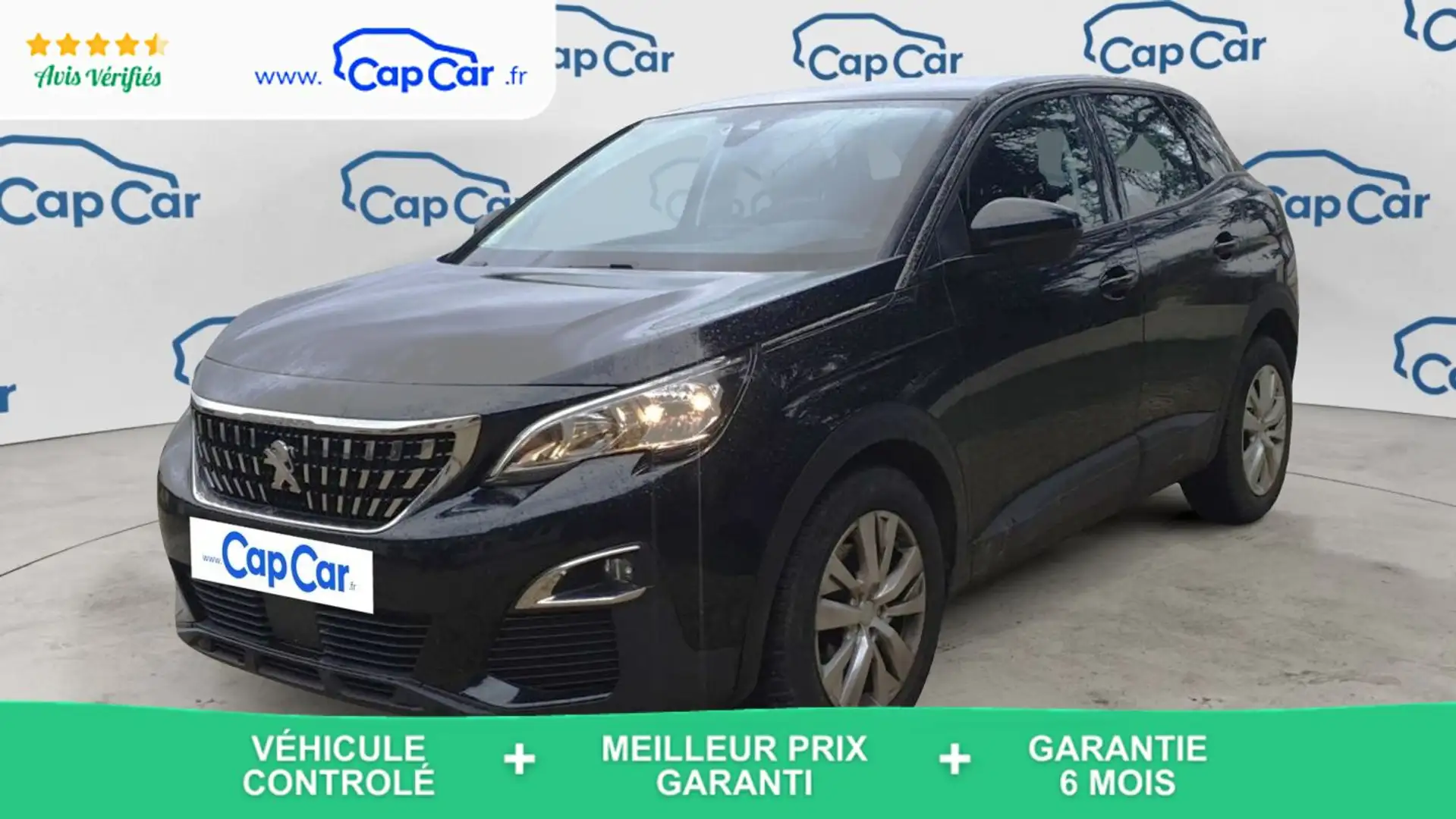 Peugeot 3008 II 1.6 BlueHDi 120 Active Noir - 1