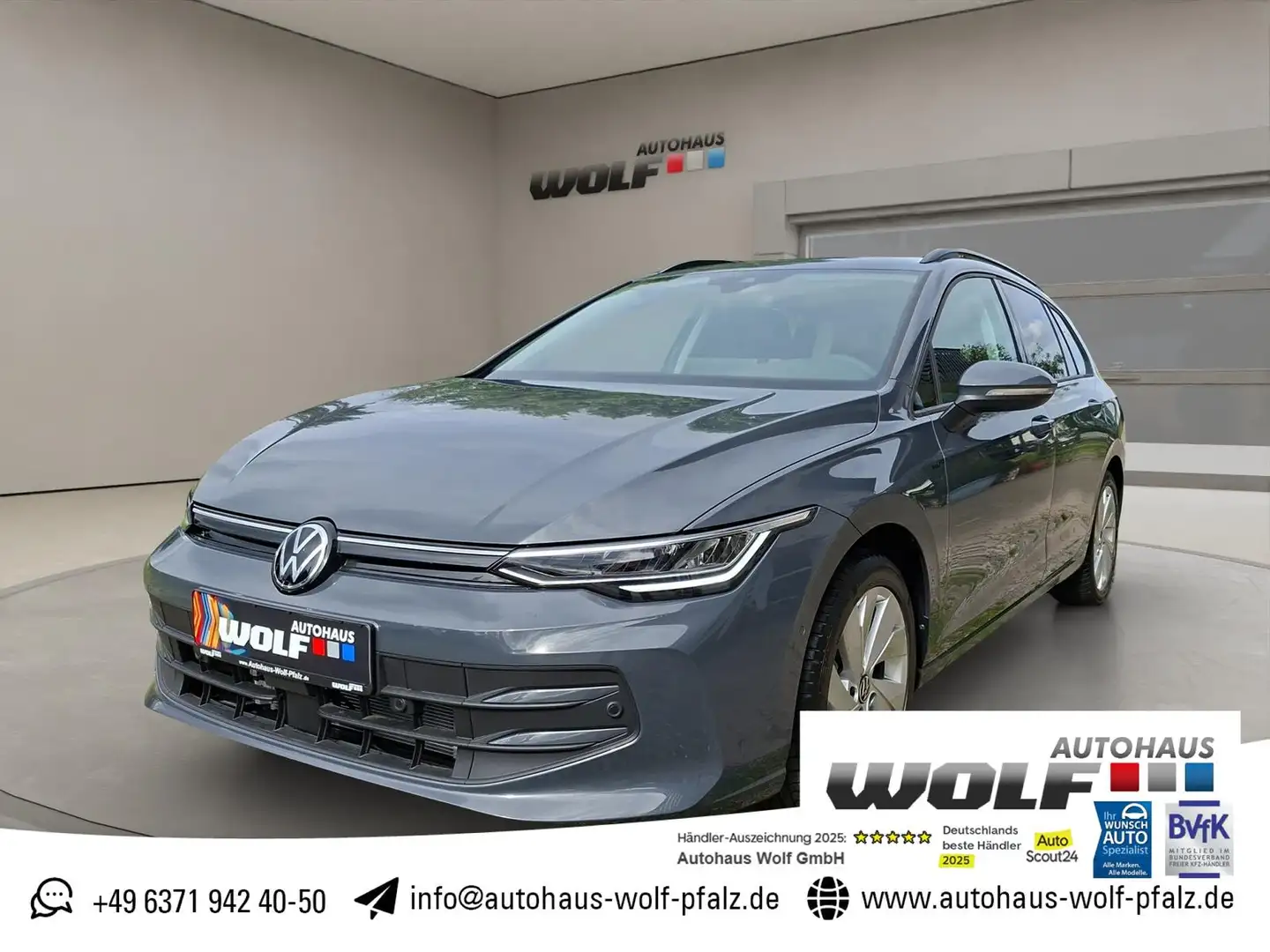 Volkswagen Golf Variant 1.5 eTSI Goal ACC~Light Assist~Rear View~L Grau - 1