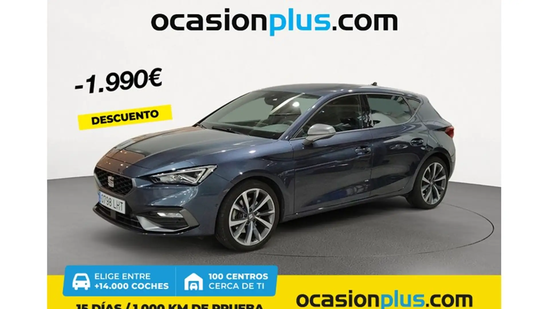 SEAT Leon 2.0TDI CR S&S FR Launch Pack L DSG-7 150 Gris - 1