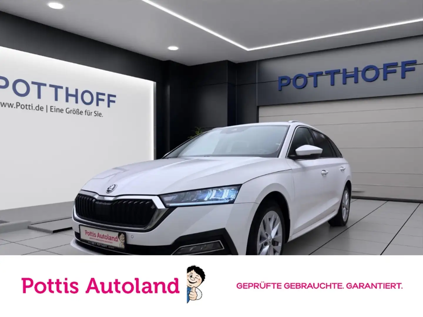 Skoda Octavia Combi 2.0 TDI DSG STYLE NAVI LED HuD SITZHZG Weiß - 1