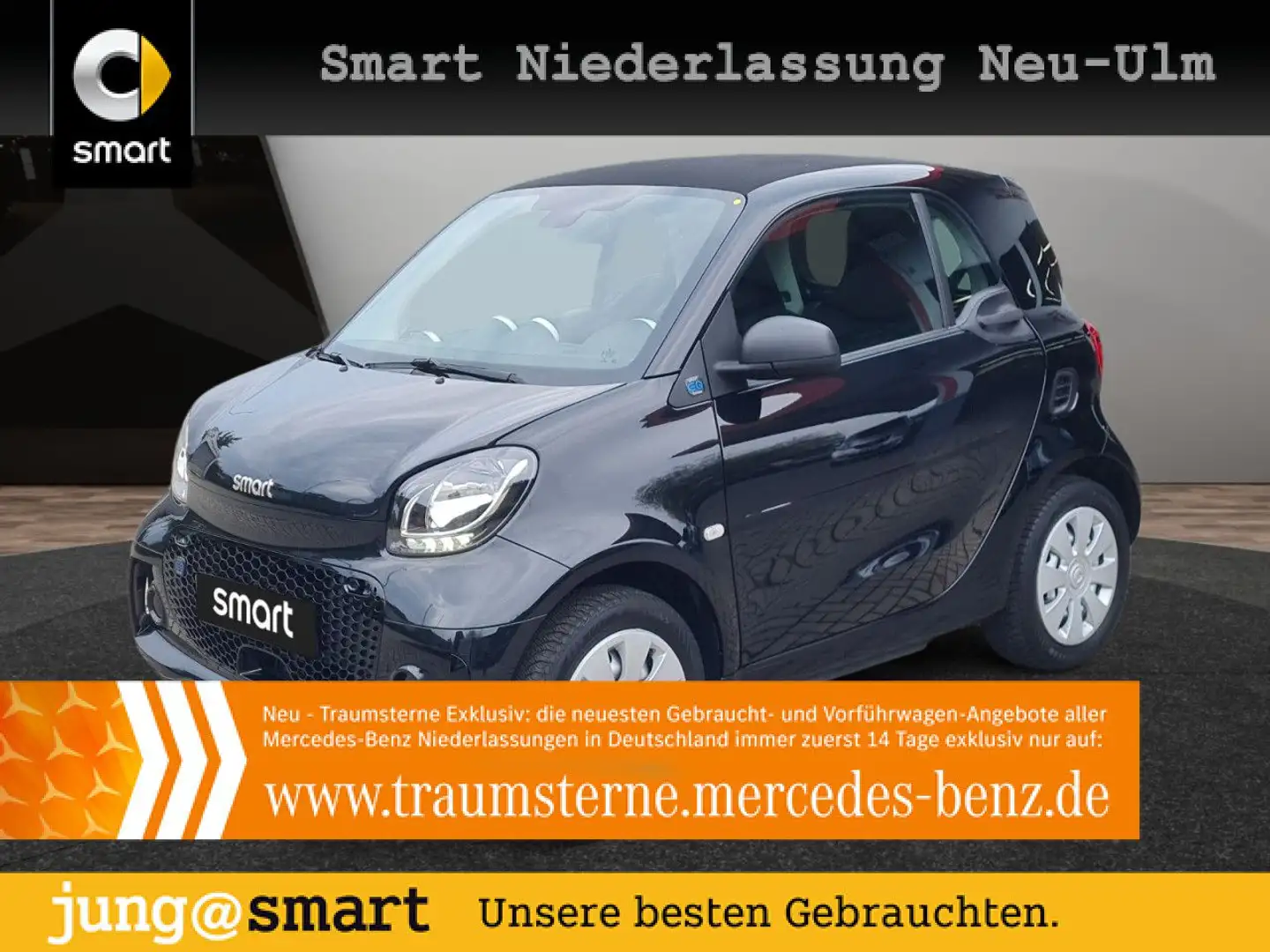 smart forTwo EQ 60kWed cool&Audio SHZ Navi Tempom Klima Schwarz - 1