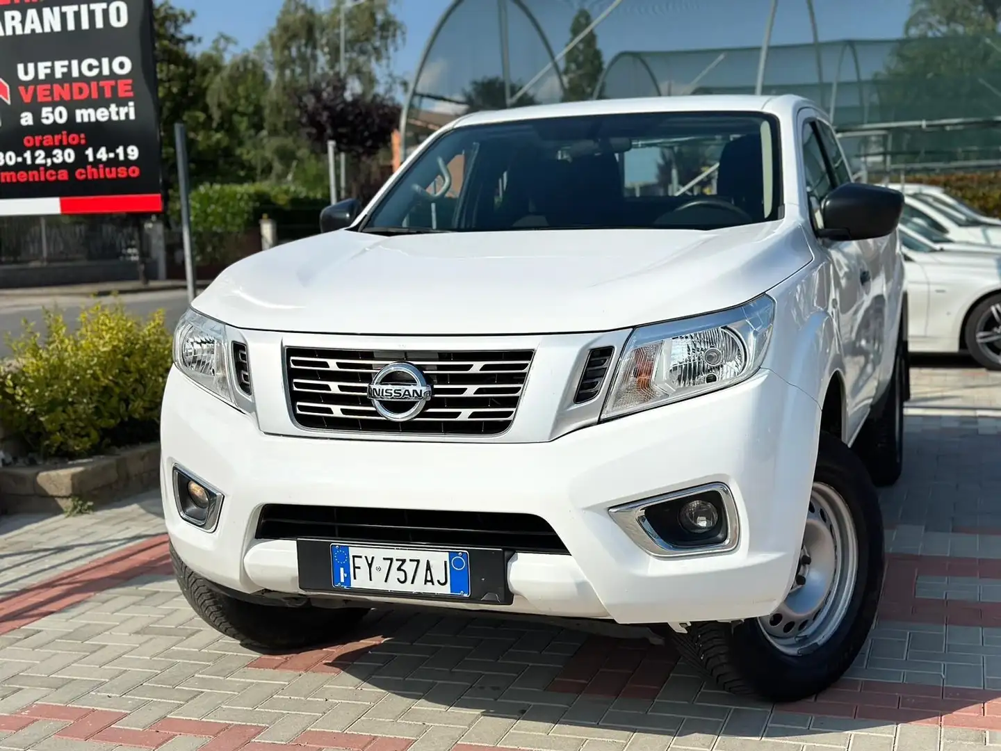Nissan Navara 2.3 dCi 4WD Double Cab Acenta Blanc - 1