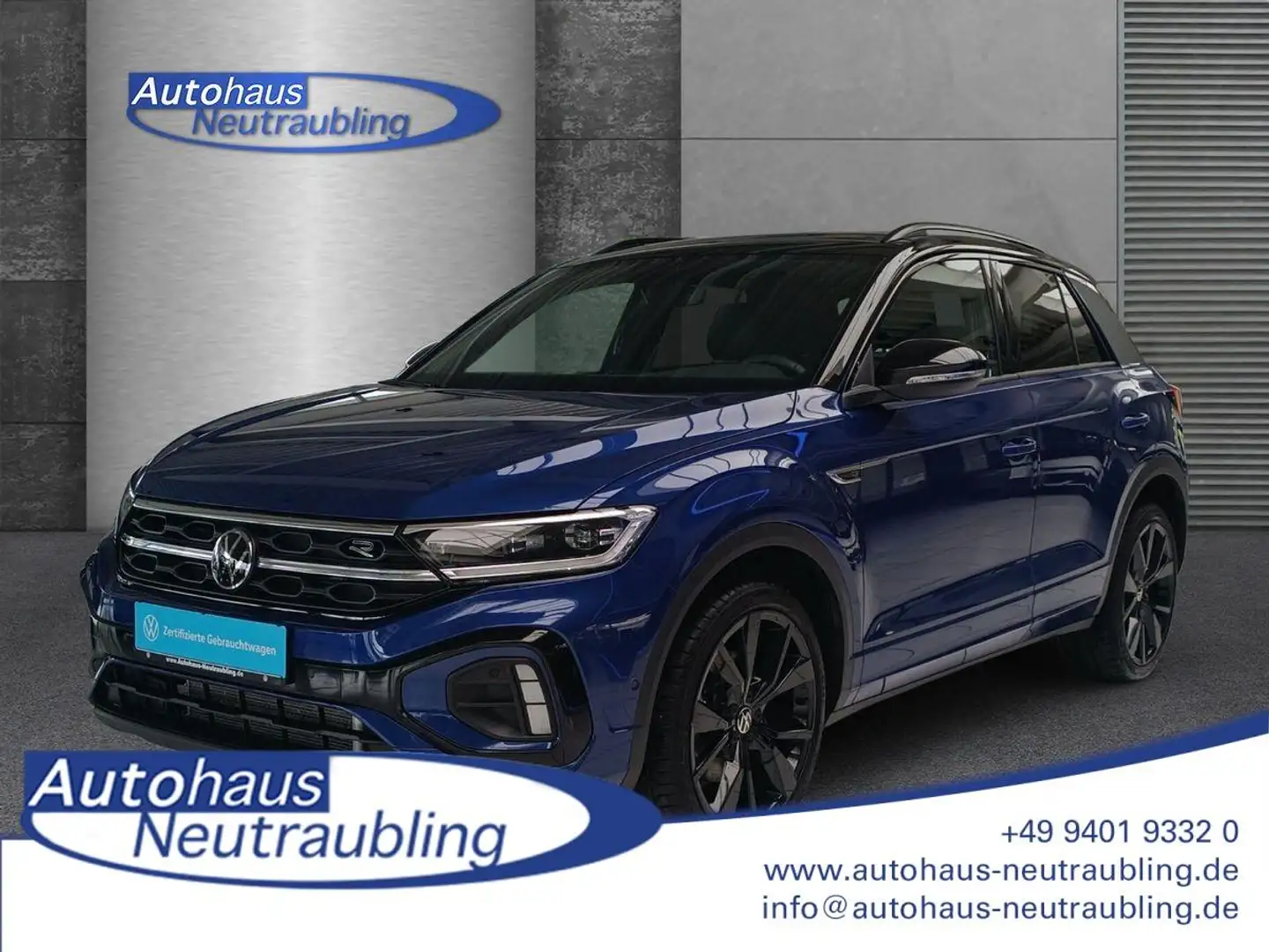 Volkswagen T-Roc 1.5 TSI "R-LINE" 150 PS DSG+NAVI+PDC+ACC+SHZ Blau - 1