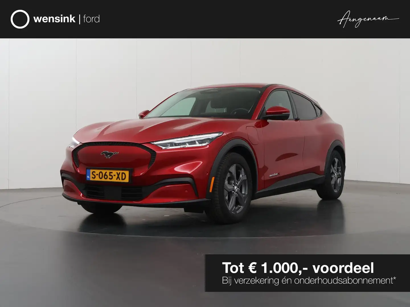 Ford Mustang Mach-E Extended RWD 98 kWh | Stoel/Stuurverwarming | B&O Rosso - 1
