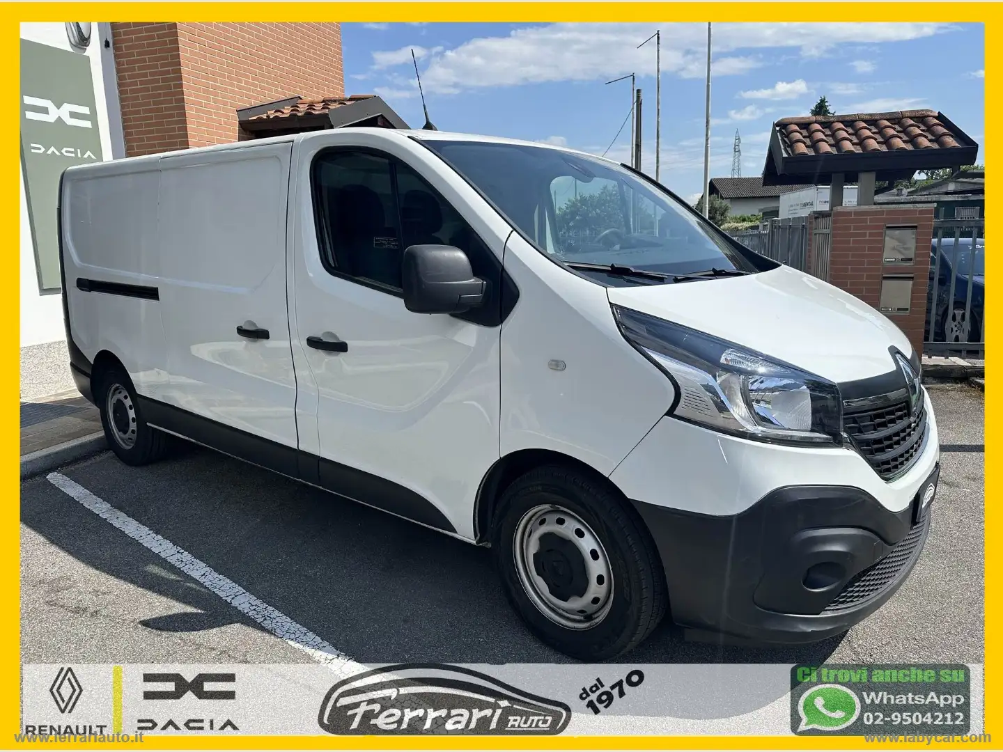 Renault Trafic T29 dCi145 PL-TN Passo Lungo UNIPROPRIETARIO Weiß - 2