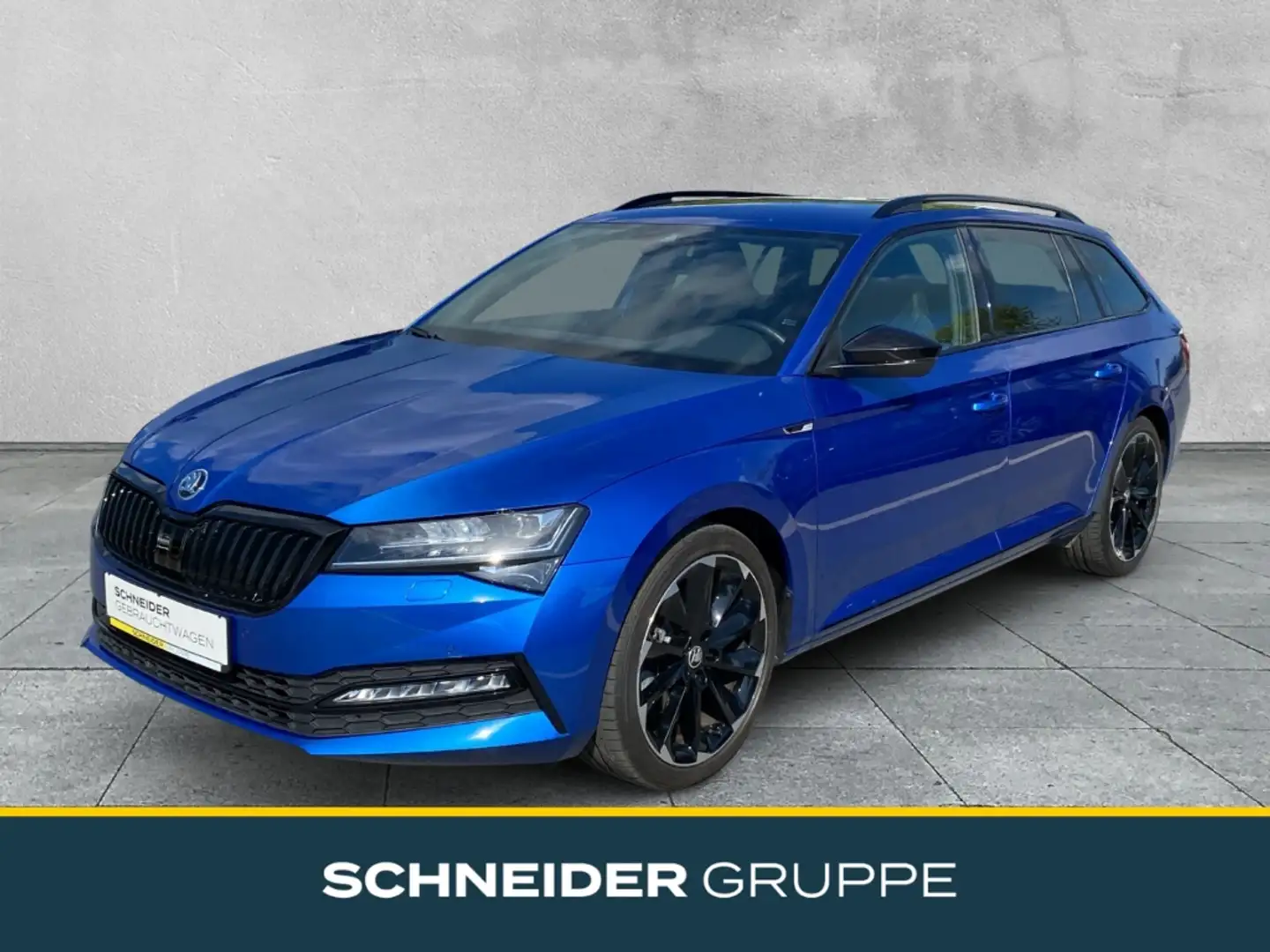 Skoda Superb Sportline 2.0 TDI AHK+LED+DAB+SHZ+KAMERA Blau - 1