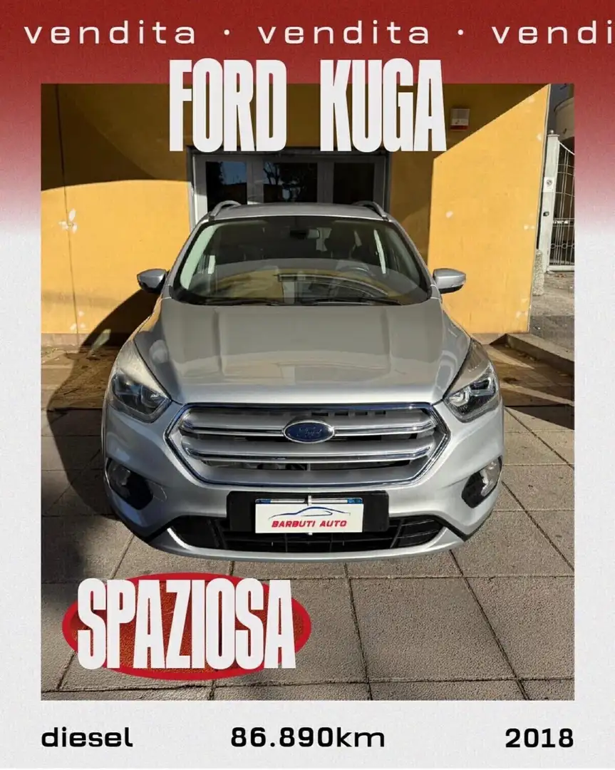 Ford Kuga Kuga 2018 - 2.0 TDCI 150 CV S&S 4WD Vignale Gris - 1
