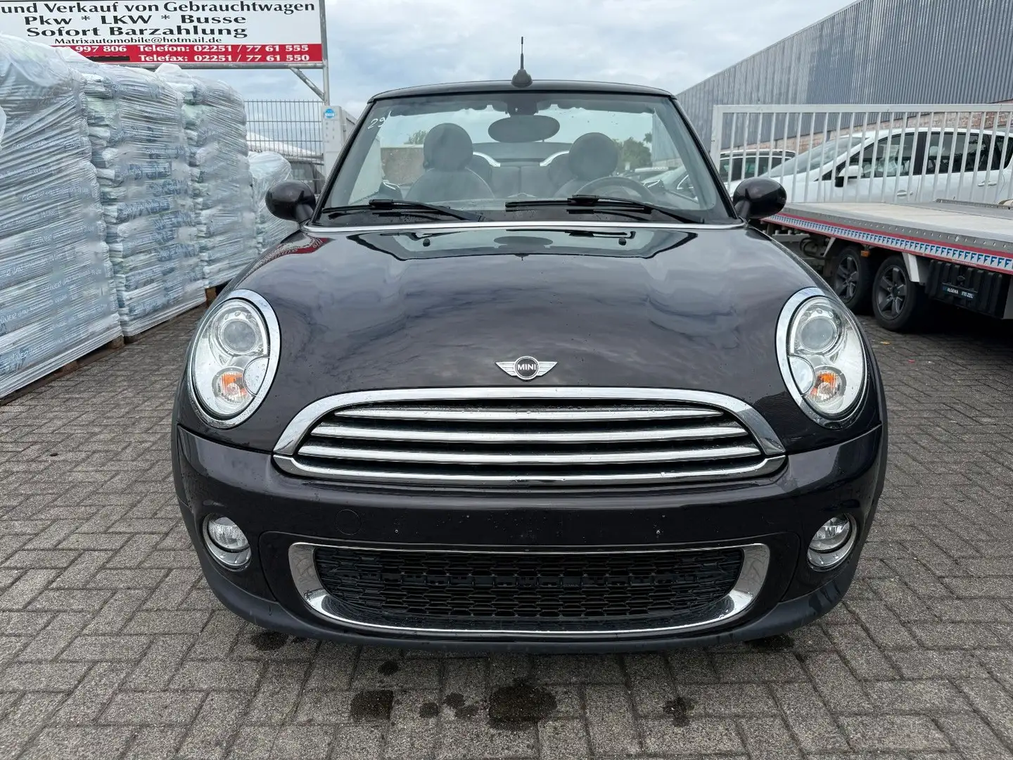 MINI Cooper D COOPER D Cabrio 1.6 Navi Klima Leder Euro 5 Negro - 2