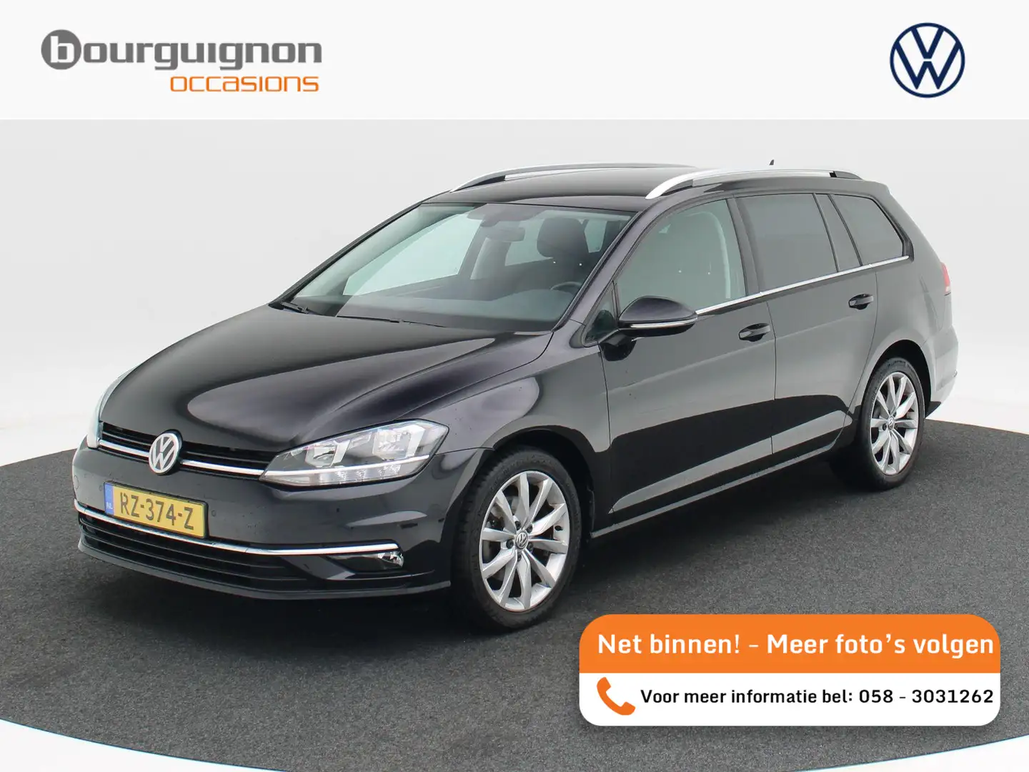 Volkswagen Golf Variant 1.0 TSi Highline 110 Pk | Virtual Cockpit | Adapti Noir - 1