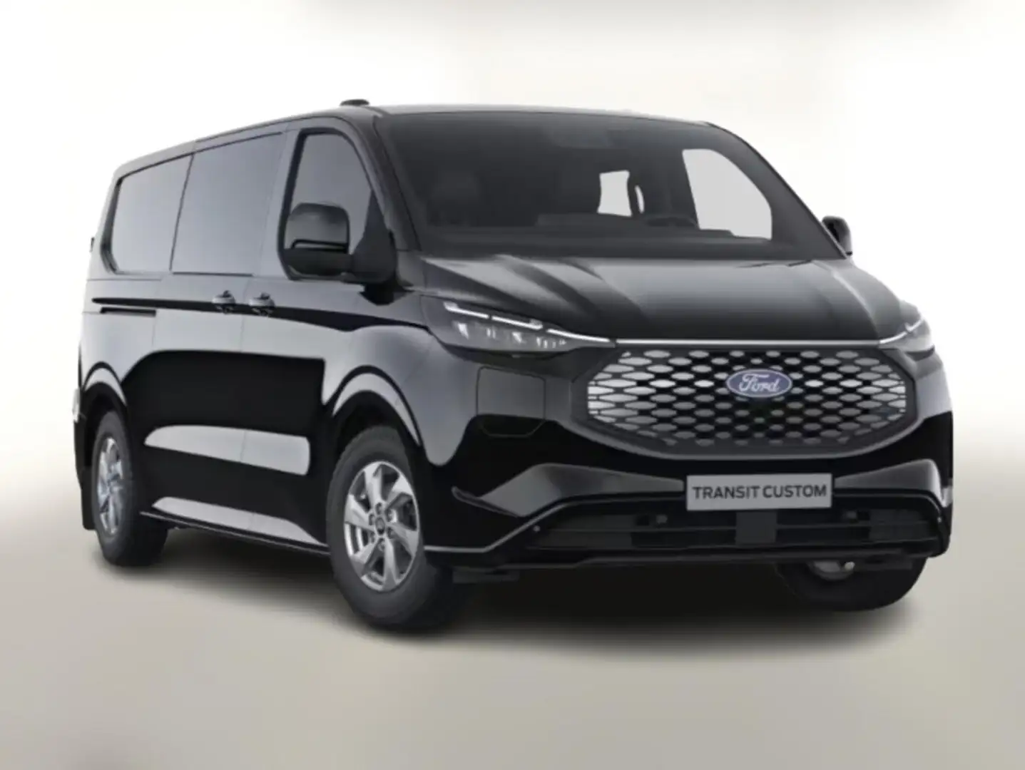 Ford E-Transit Custom Limited DCiV 71kWh 320 L2 AHK 160 kW (21... Schwarz - 1