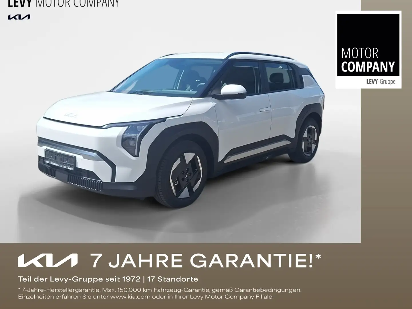 Kia EV3 81,4kWh Earth ACC+SpurH+KlimaAuti+Nav+R.Kam+ Weiß - 1