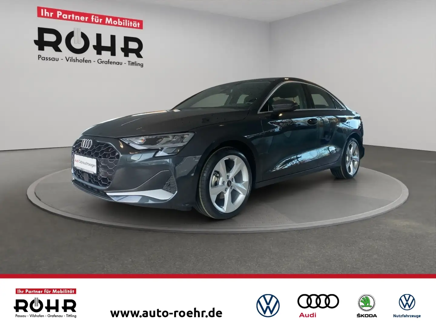 Audi A3 Limousine advanced (SHZ.NAVI.DAB.PDC.virtual cockp Grau - 1