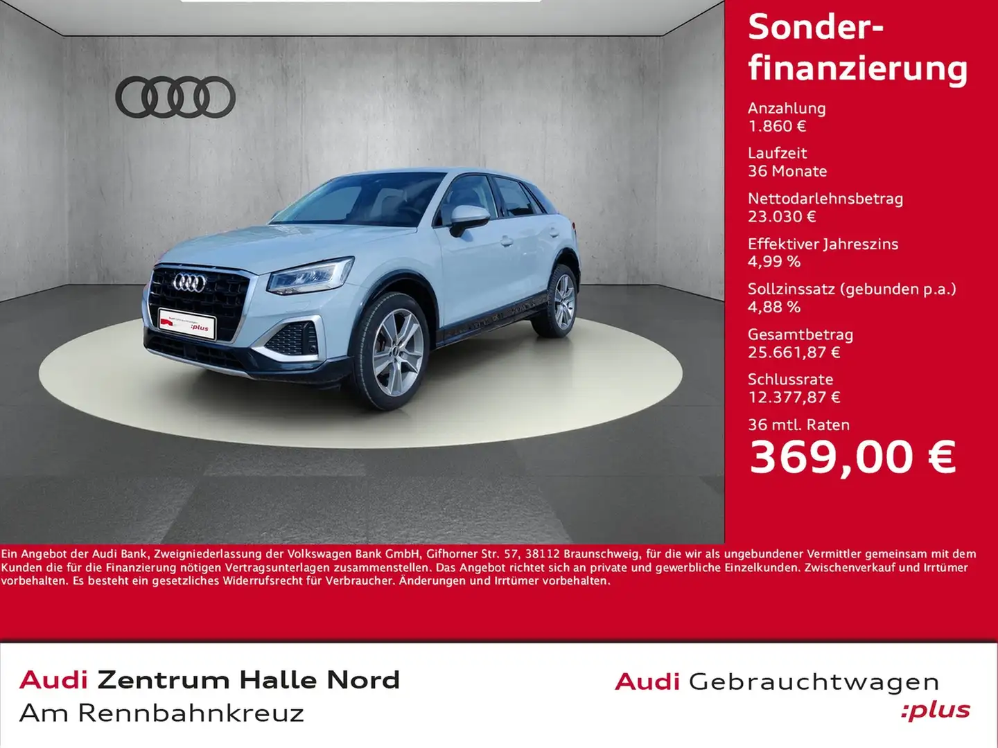 Audi Q2 35 TFSI advanced S tronic Gris - 1