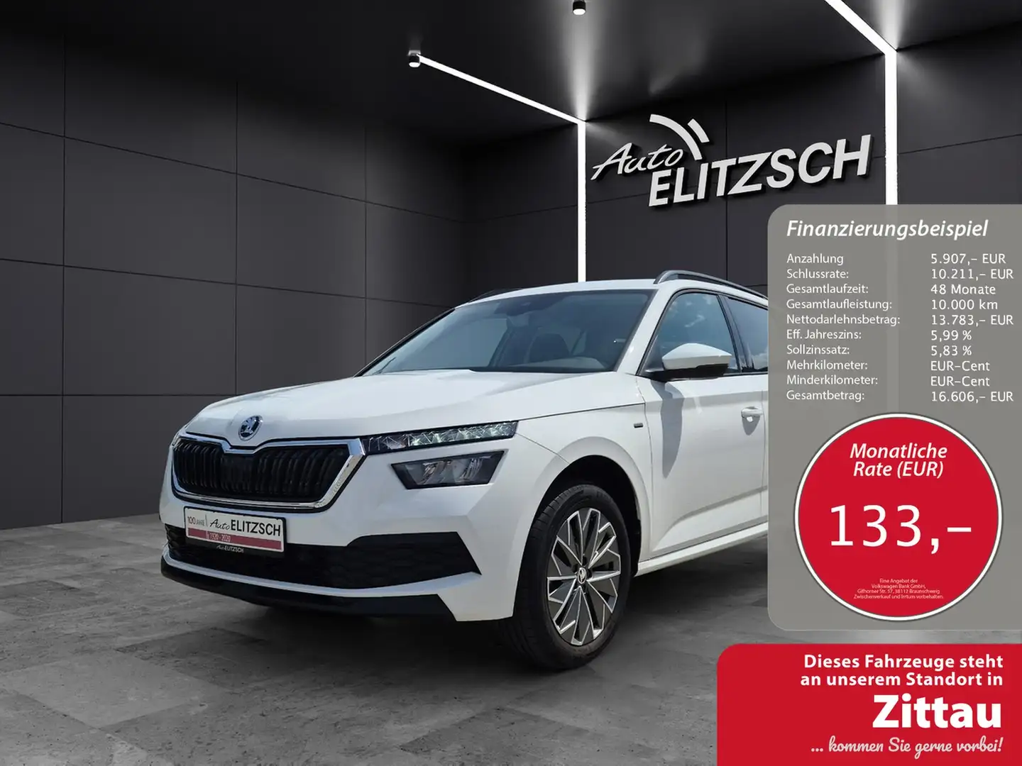 Skoda Kamiq TSI Clever LED Navi AID GRA PDC SH LM TSI Cleve... Blanco - 1
