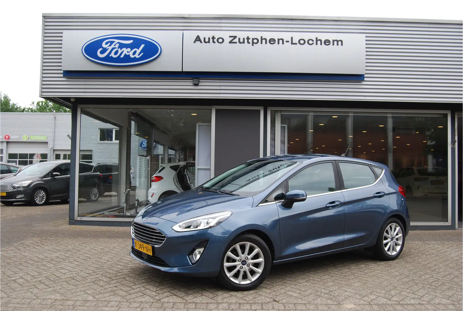 Ford Fiesta 1.0 EcoBoost Hybrid 125PK Titanium X WINTERPACK | Blu/Azzurro - 1