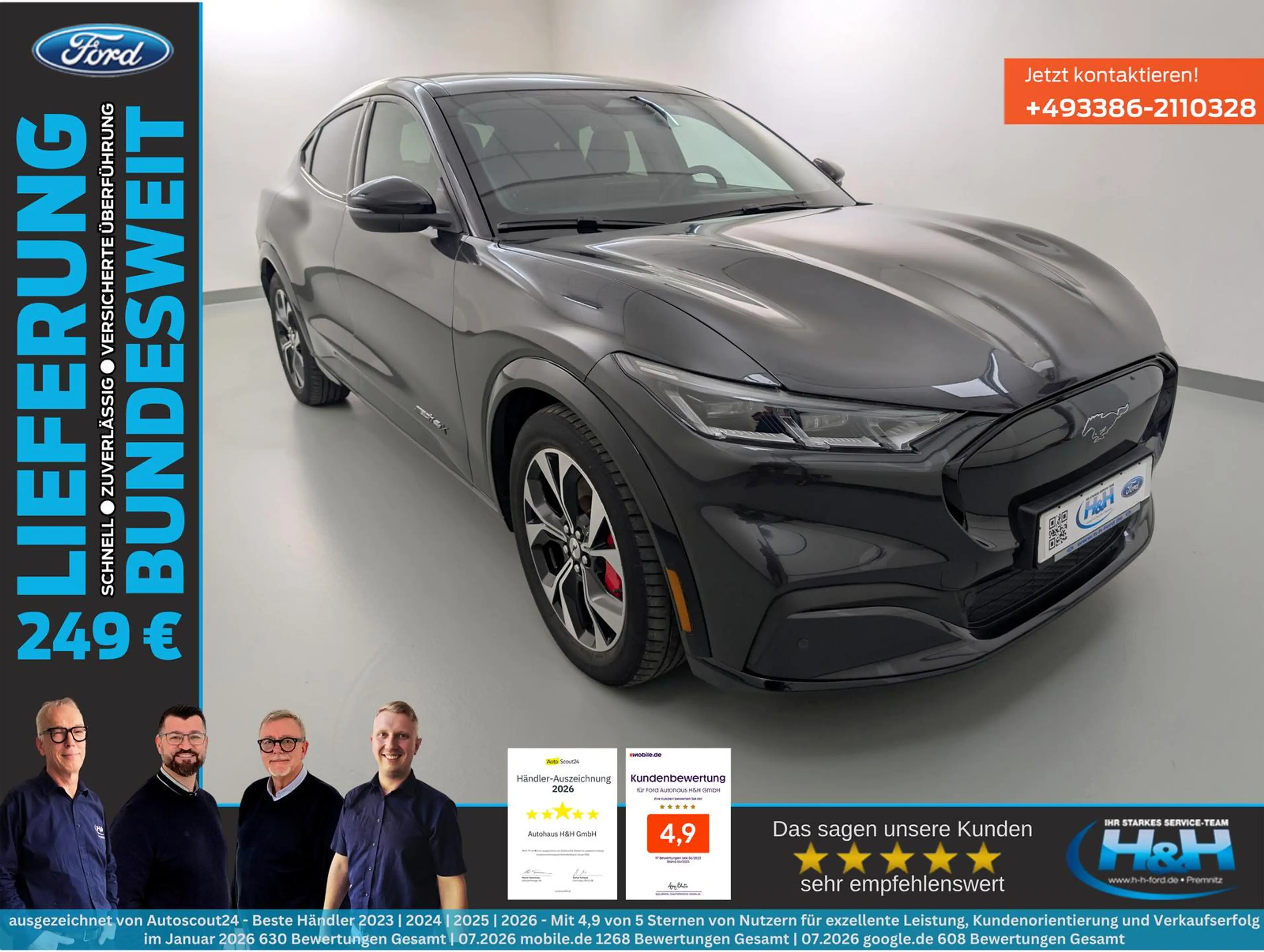 Ford Mustang Mach-E Premium AWD 99kWh ACC+Matrix+AHK