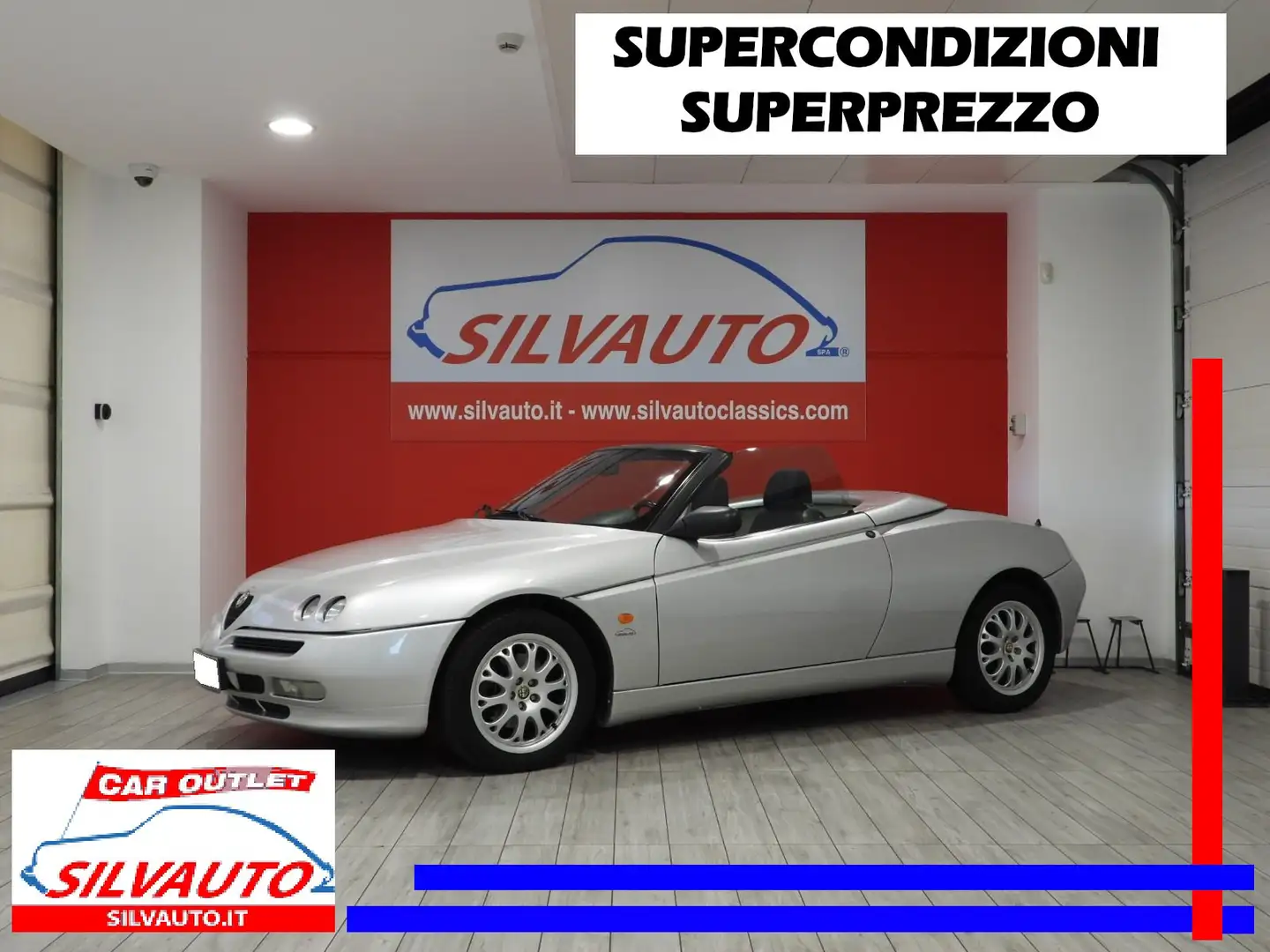 Alfa Romeo Spider ISCRITTA ASI CON C.R.S. – 1.8 JTS TWIN SPARK1747 Srebrny - 1