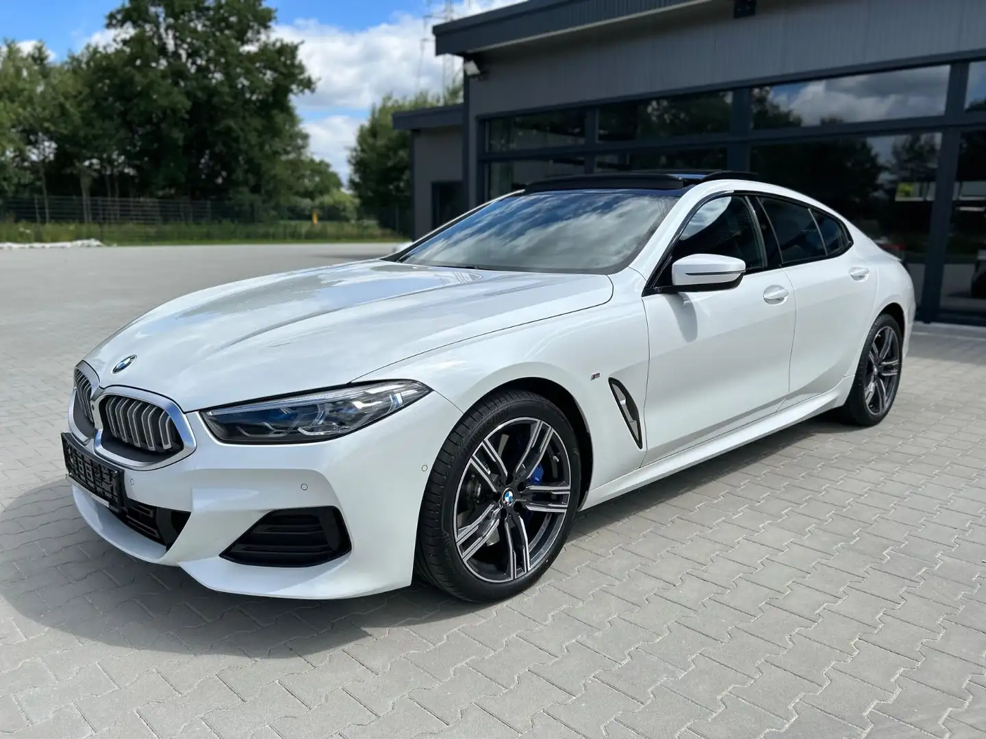 BMW 840 d xDr. M Sport -HUD-Pano-Harman&K-Softcl-360K Blanc - 1