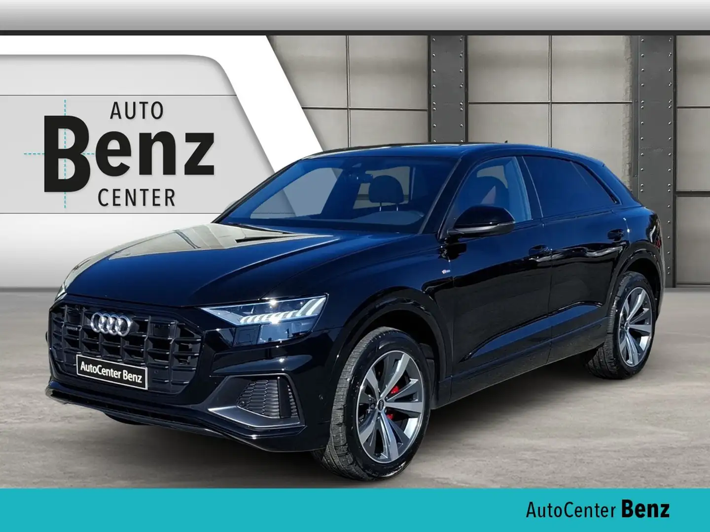 Audi Q8 50 TDI S-Line quattro *LEDER*PANO*MATRIX* Klima Zwart - 1