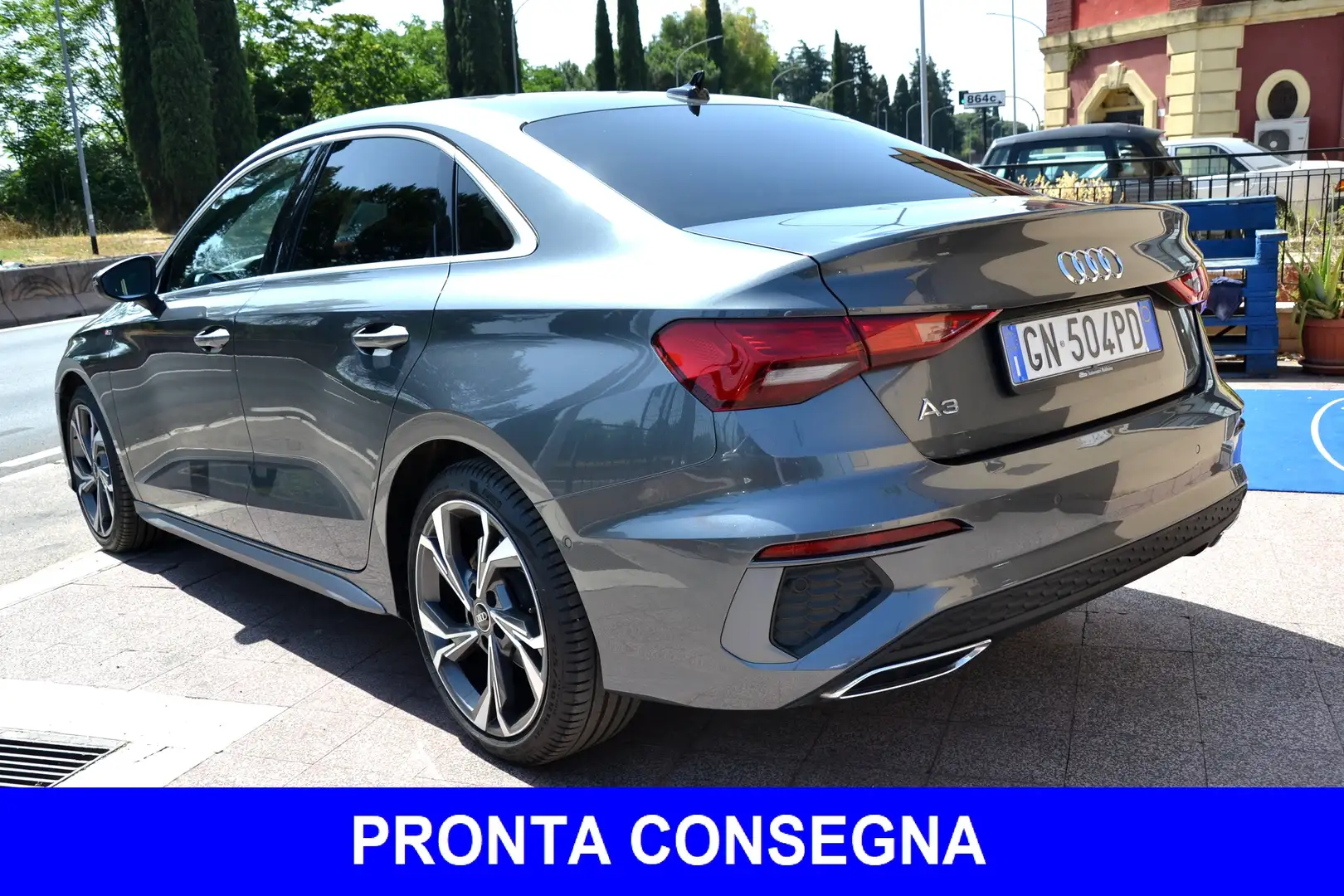 Audi A3 2.0 TDI S-LINE SEDAN **VIRTUAL-LED-PDC*PREZZO VERO Grigio - 2