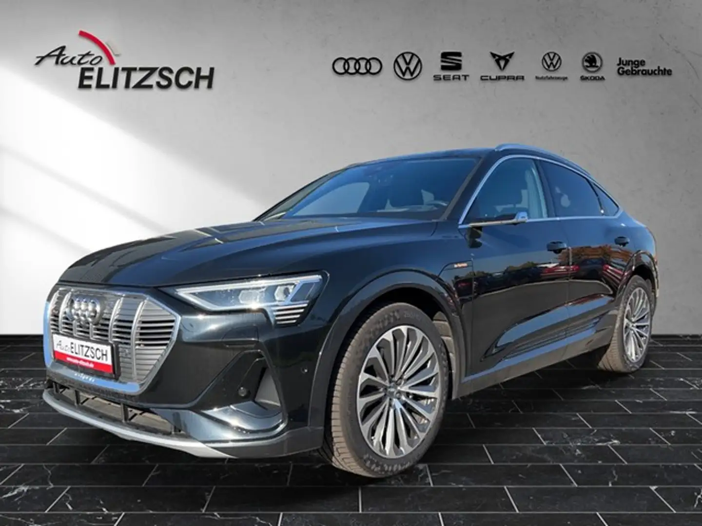 Audi e-tron Sportback 55 S Line MATRIX NACHT ACC HUD 21" PANO Schwarz - 1