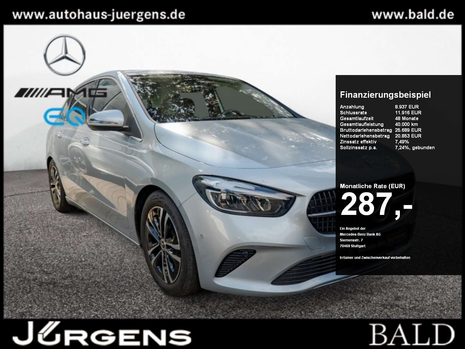 2025 Mercedes Benz B 220