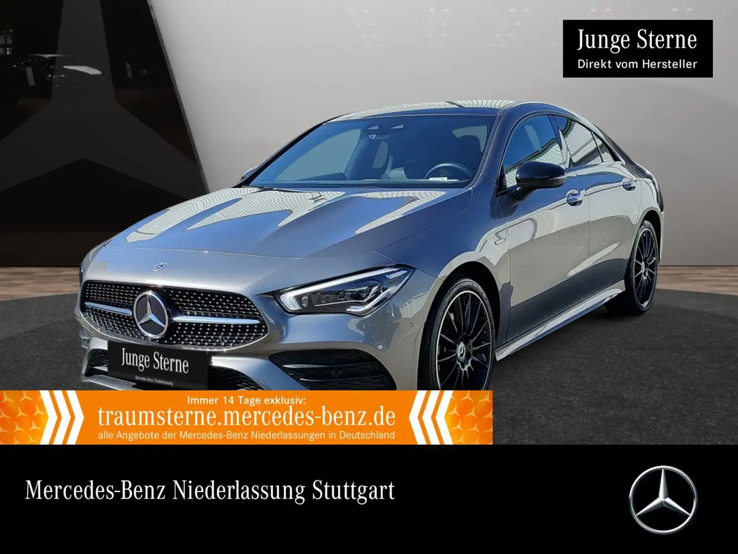 Mercedes-Benz CLA 250 e AMG+NIGHT+PANO+MULTIBEAM+BURMESTER+19" Gris - 1