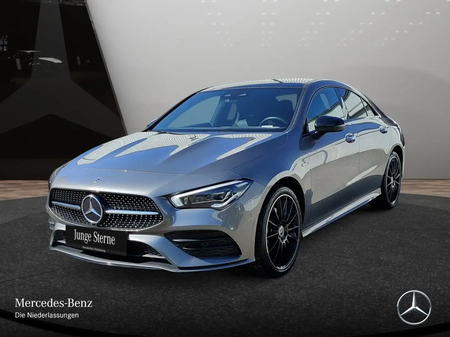 Mercedes-Benz CLA 250 e AMG+NIGHT+PANO+MULTIBEAM+BURMESTER+19" Gris - 2
