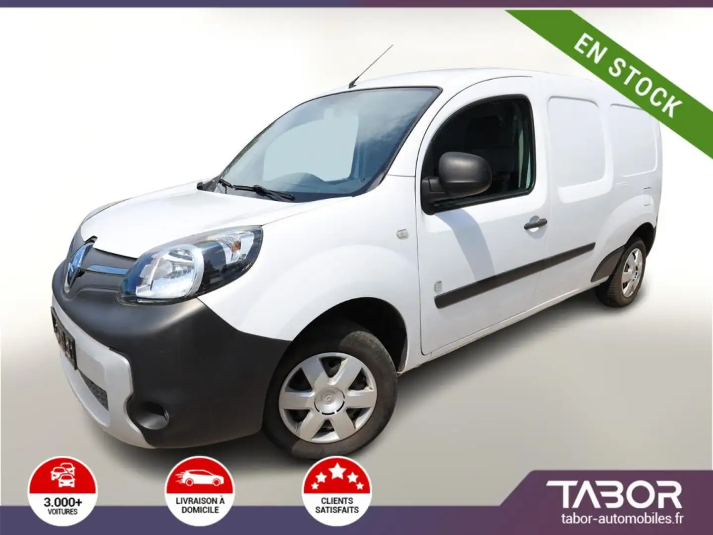 Renault Kangoo Z.E. 60 Maxi 2P Radars Clima BT Blanc - 1