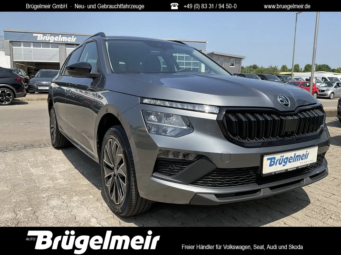 Skoda Kamiq Kamiq 1.0 TSI DSG Selection+KAM+LED+KESSY+17"  NSW Grau - 1
