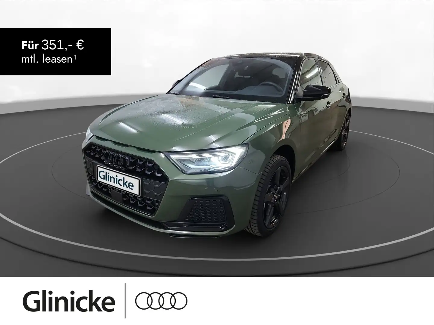 Audi A1 25 TFSI advanced S tronic LED LM 17 Grün - 1