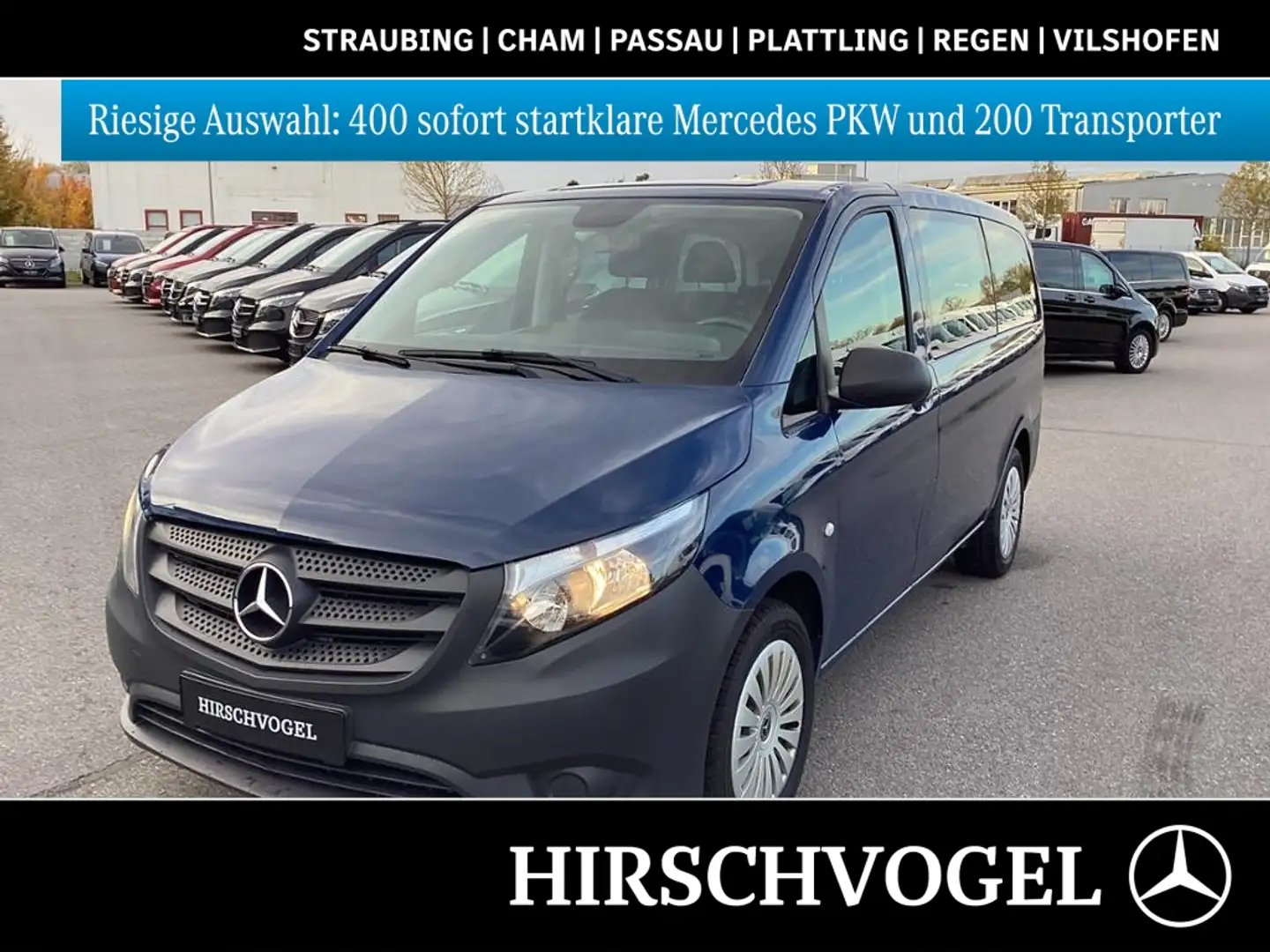 Mercedes-Benz Vito 114 CDI Tourer PRO lang 8-Sitzer 9G+Kamera Blau - 1