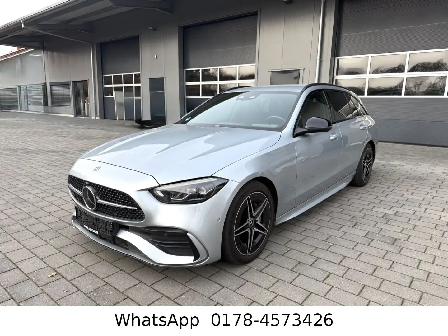 Mercedes-Benz C 200 d T Autom. AMG-Sportpaket Int+Ext Silber - 1