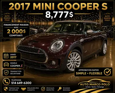 2017 MINI Cooper Clubman Wagon All-Wheel Drive